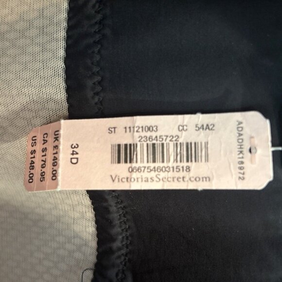 VICTORIA'S SECRET X BALMAIN Fishnet Bodysuit VS SEXY Teddy Black Studded 34D NEW - Picture 4 of 6